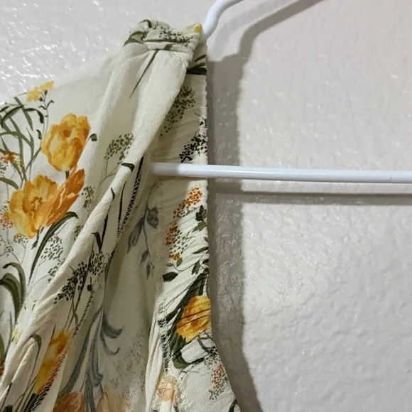 Reformation pearl aurora Cream Floral Maxi Dress - Picture 6 of 11